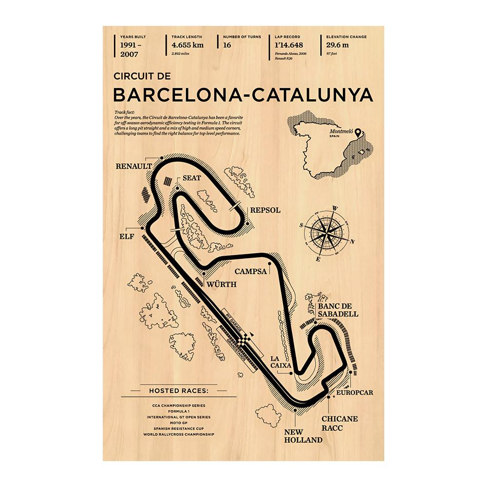 Formula Racer Poster Aesthetics Racing Monaco Grand Prix Circuit Track Wall Art Mural Home Room Decor Vintage Canvas Painting