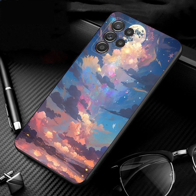 Sceneary Landscape Moon Phone Case For Samsung A52S A21S A33 A23 A13 A14 A32 A52 A53 A54 A51 A71 A15