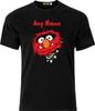 Personalised Animal from the Muppets Full Colour D.T.F Black Cotton T Shirt Mens Womens Tees Top