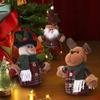 Christmas Decorations Retro Pendant Doll Old Man Snowman Elk Doll Ornaments 3D