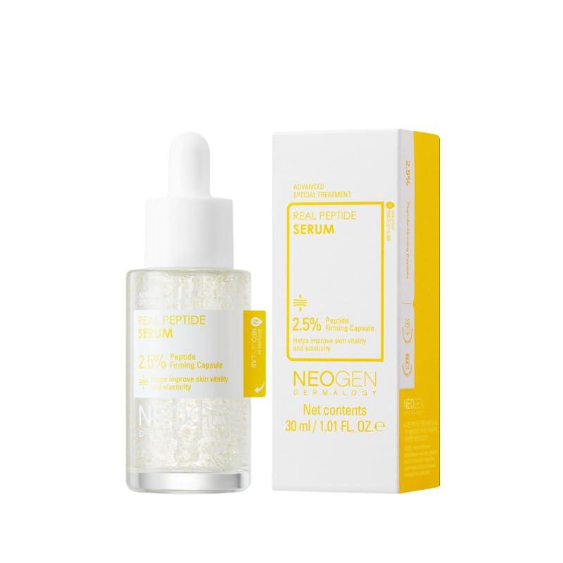Neozen Dermalogy Real Peptide Serum Authentic Korean Cosmetics [NEOGEN Official] 30ml, Serum, Skincare, Moisturizing, Lifting,