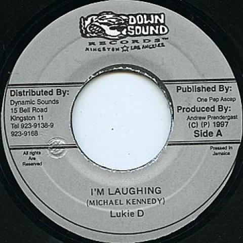 

7inch Record LUKIE D - I m Laughing Down Sound 1997 Jamaica Reggae, Ska & Dub