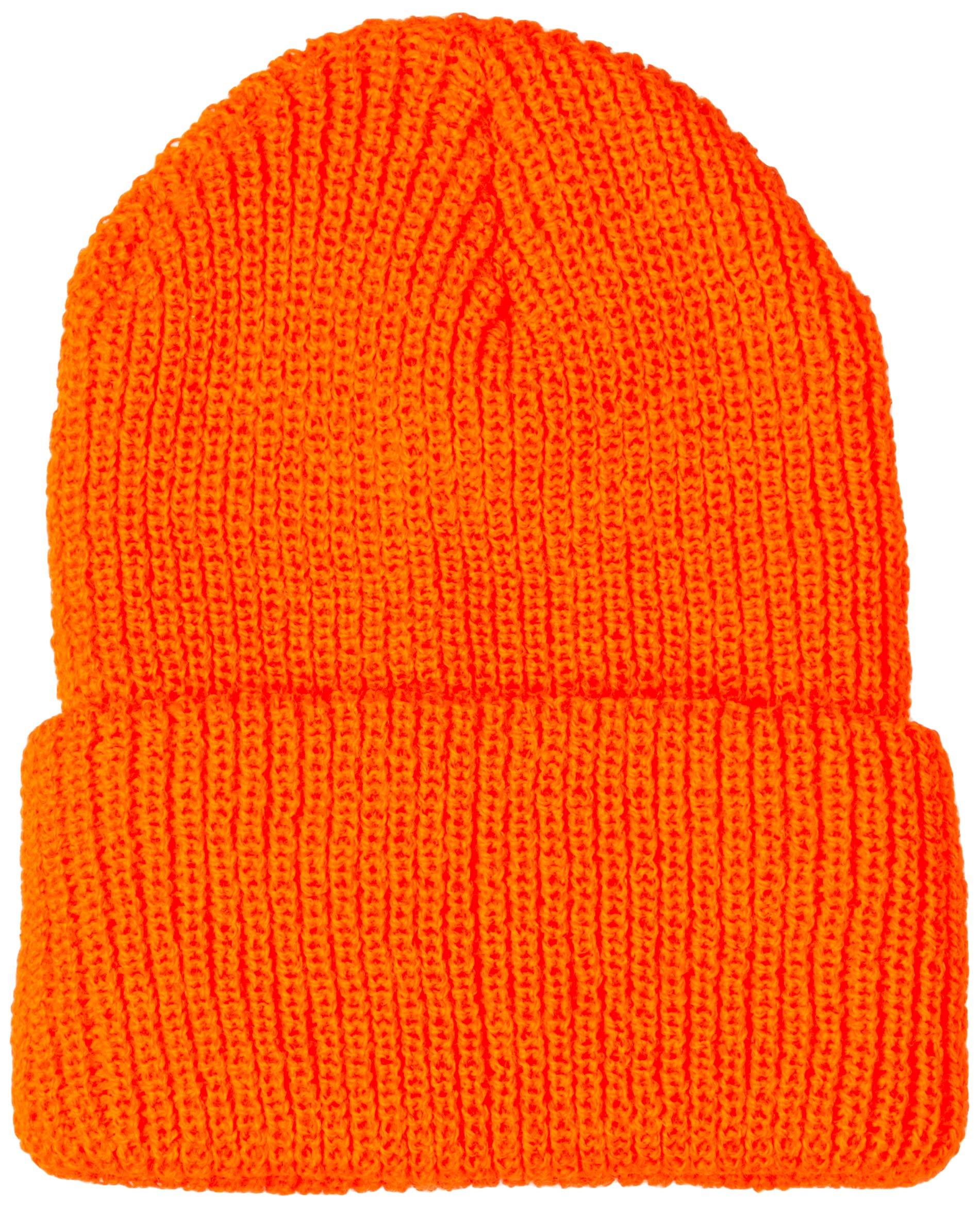 

Шапка вязаная Beanie оранжевая стандартная [Broner] оранжевый