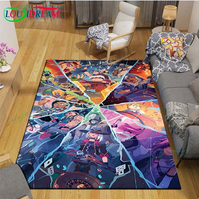 Classic Game Role O-Overwatch Printed  Carpets Living Room Anti-Skid Area Rug Kids Bedroom Mats Game Mat Large Carpet Decor