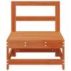 Garden Center Sofa Solid Pine Wood Wax Brown