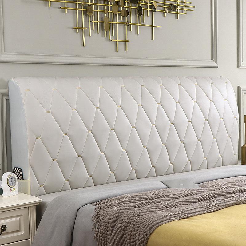 Прикроватная подушка Изголовье Мягкая упаковка Кровать татами Защита изголовья Современный минимализм Инс Двойная большая Подушка для спины Съемная Стираемая 150cm 1pcs бежевый