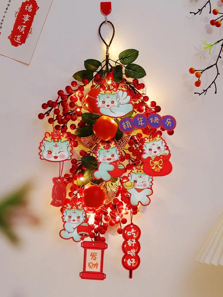 Chinese New Year Decorations,Glowing Hanging Pendant with Light ,Spring Festival Lunar New Year Pendants,For Homewarming