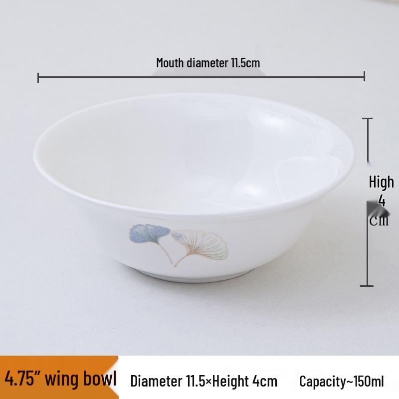 Deluxe Bone China Tableware Set - Three or Four Pieces with Plate, Wing Bowl, and Spoon - Customizable Logo for Hotels, Restaurants, and Clubs.
