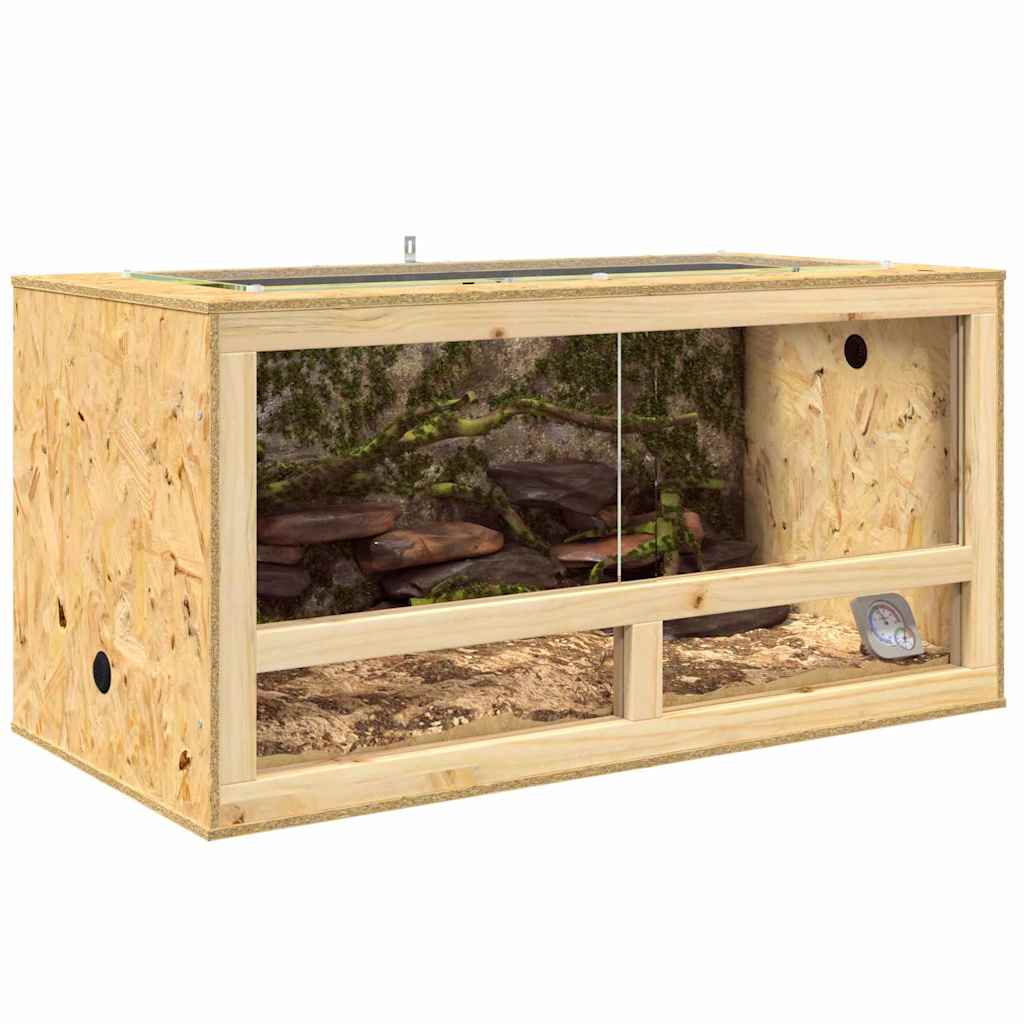 Terrário Castanho 100 x 50 x 50 cm OSB