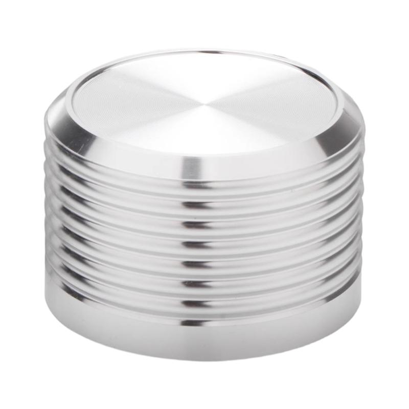 38x25mm Solid Full Aluminum Knurled Grip Potentiometer Knob For Sound Enhancer And Entertainment Systems 1