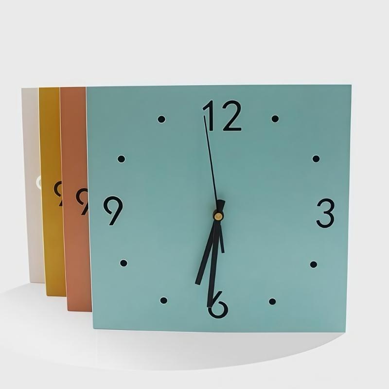 Double Sided Corner Wall Clock,Decorative Wall Clocks with Light for Living Room Decors Wall Mounted Angles Clocks Gift