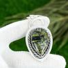 Friendship Day Deal Copper Seraphinite Gemstone Sterling Silver Bezel Pendant