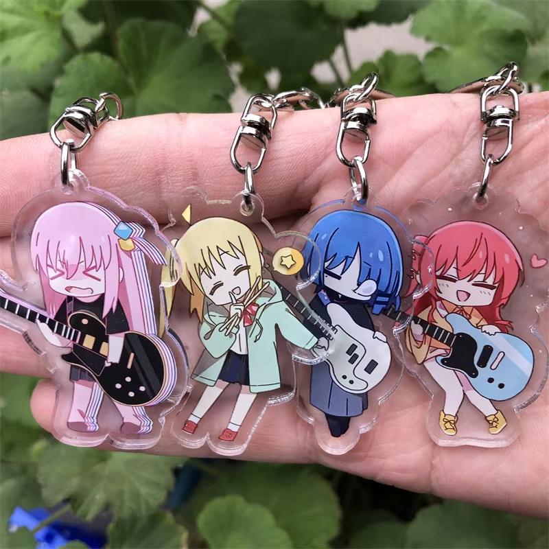 BOCCHI THE ROCK Anime Cosplay Sleutelhanger Badge Accessoires Gotoh Hitori Yamada Ryo Cosplay Kerstmis Halloween Hanger Prop Cadeau