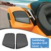 Motorcycle 6"x 9" Saddlebag Lid Speaker Grill Cover For Harley Touring Road Street Electra Glide Road King Ultra Classic 94-13