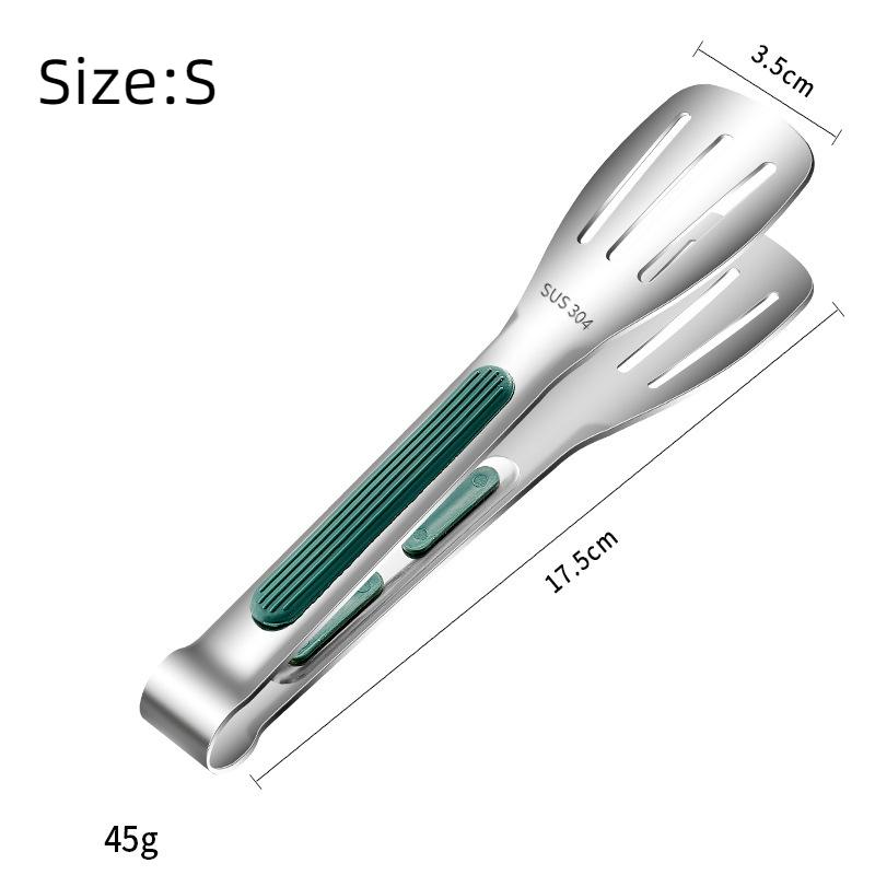 Food Grade Stainless Steel Kitchen Tongs for Cooking,BBQ,Heavy Duty Locking Metal Food Tongs Non-Slip Grip