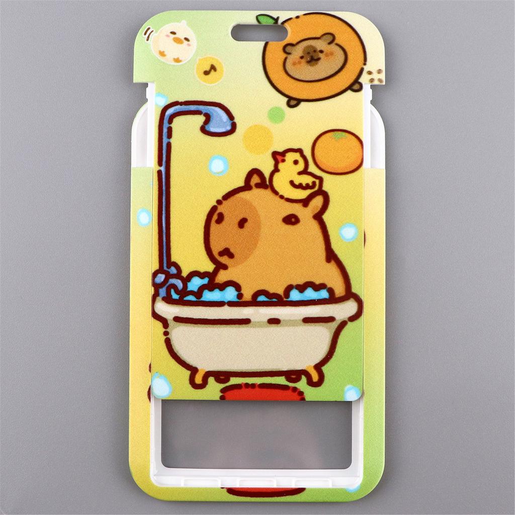 Držák na jmenovku s barevnou šňůrkou, krásný držák na karty, kapybara, krční šňůrka, dárek pro studenty zdravotnictví