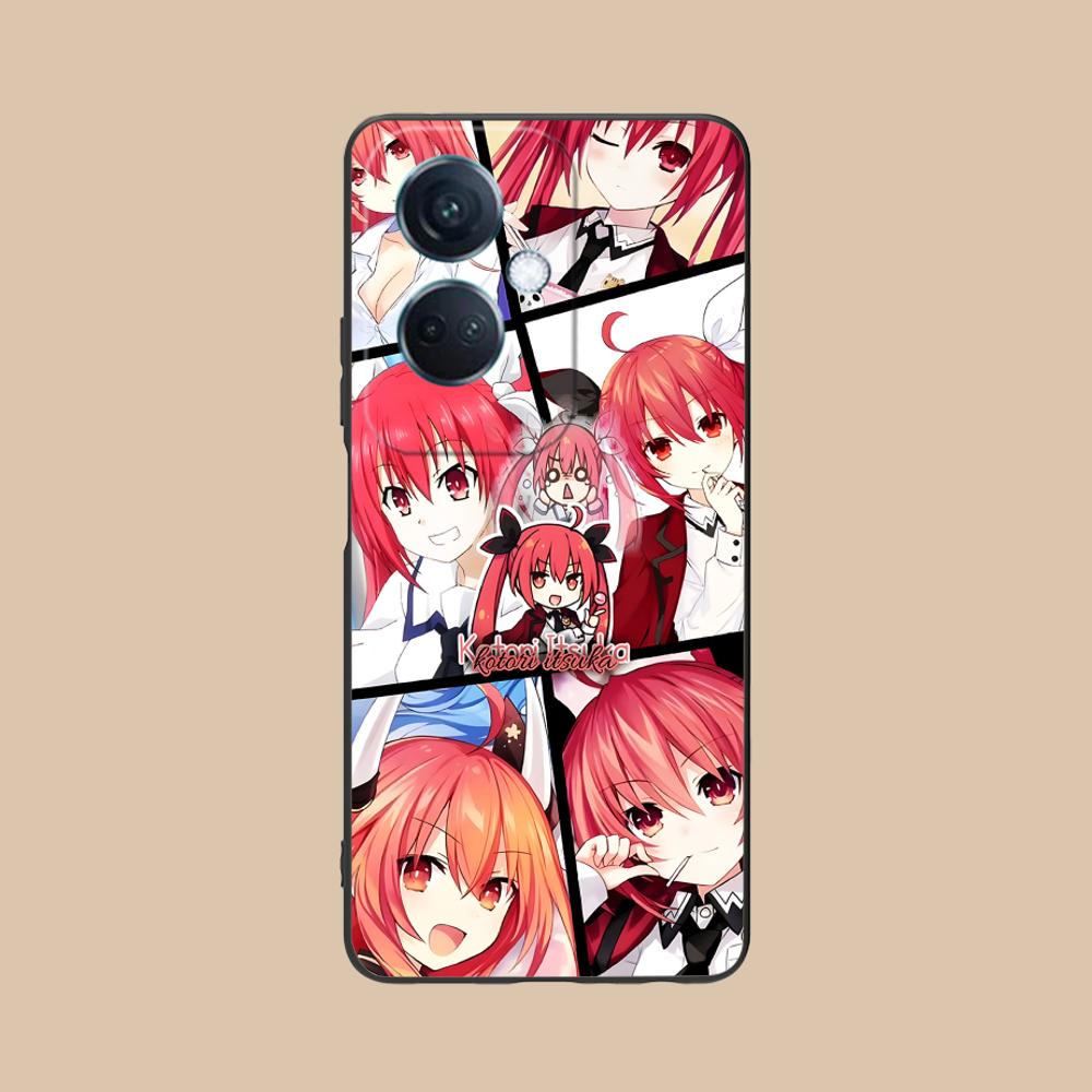 Date a Live Kotori Itsuka Matte TPU Mobile Phone Case for OPPO Reno 14 13 12 11 10 9 8 7 6 5 F T Pro 5G Colorful Printing Cover