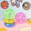 2Pcs Kids Mini Swim Ring Bath Toy Summer Fun Swimming Pool Accessory Float Ring Toys For Rubber Ducks Doll Inflatable Bath Toy