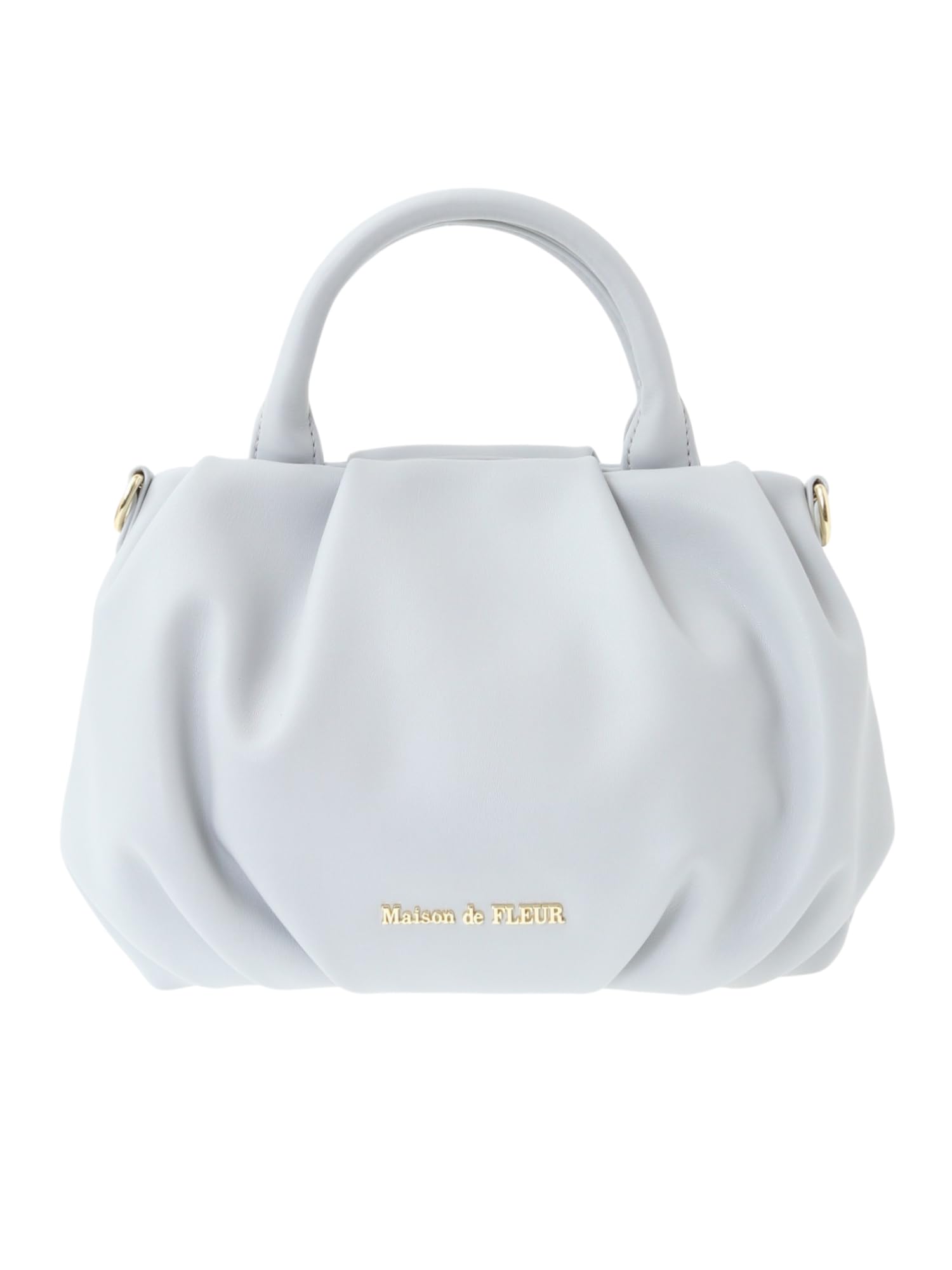 

de Apparel Colorful Shoulder Bag for Grayish Blue [Maison Fleur] Women,