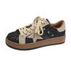 2025 Classic Old Little Dirty Shoes Women's Spring and Autumn Star Shoes Versatile Little White Shoes Flat Dirty Shoes Women's Board Shoes
