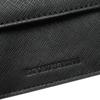 Emporio Armani Bonded Leather Y4R165 Y019V 81072 Men's Bi-fold Wallet, Black, [Used]