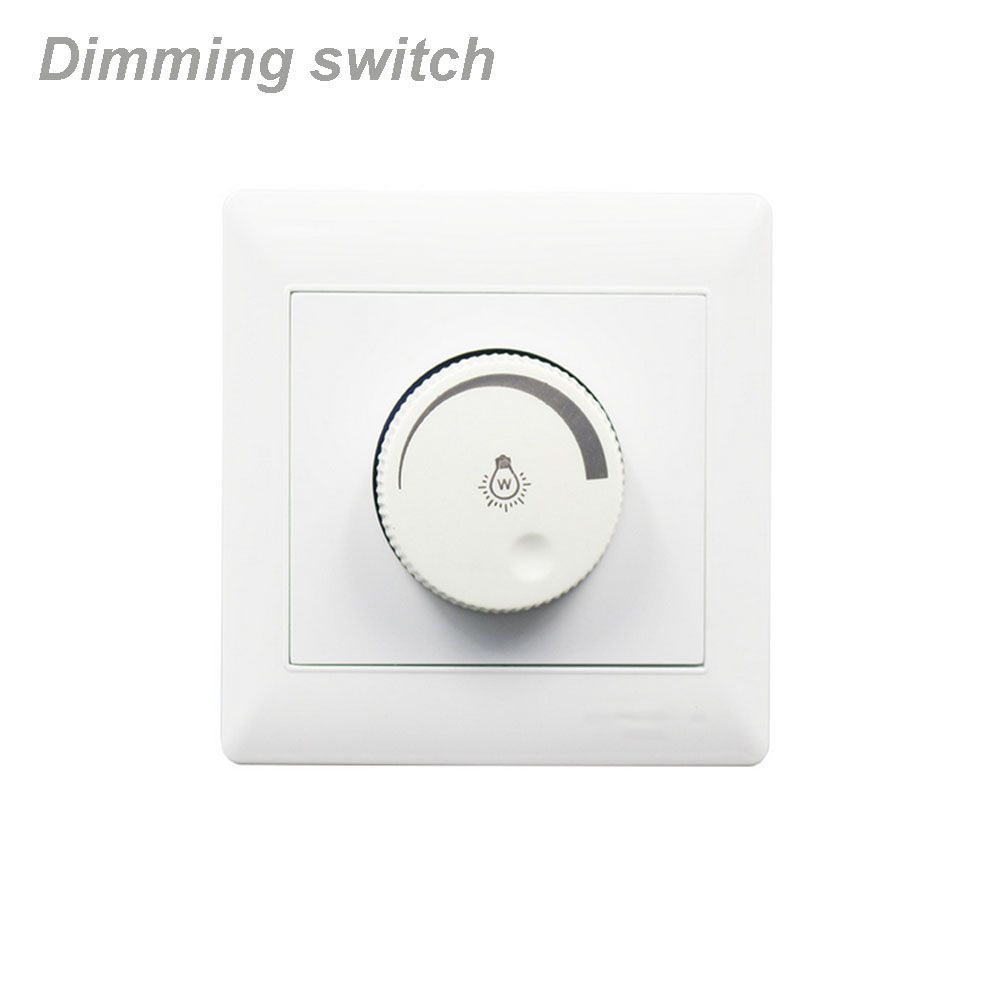 220V Durable Professional White Lamp Light Switch Dimmer Brightness Controller For Filament Lamp