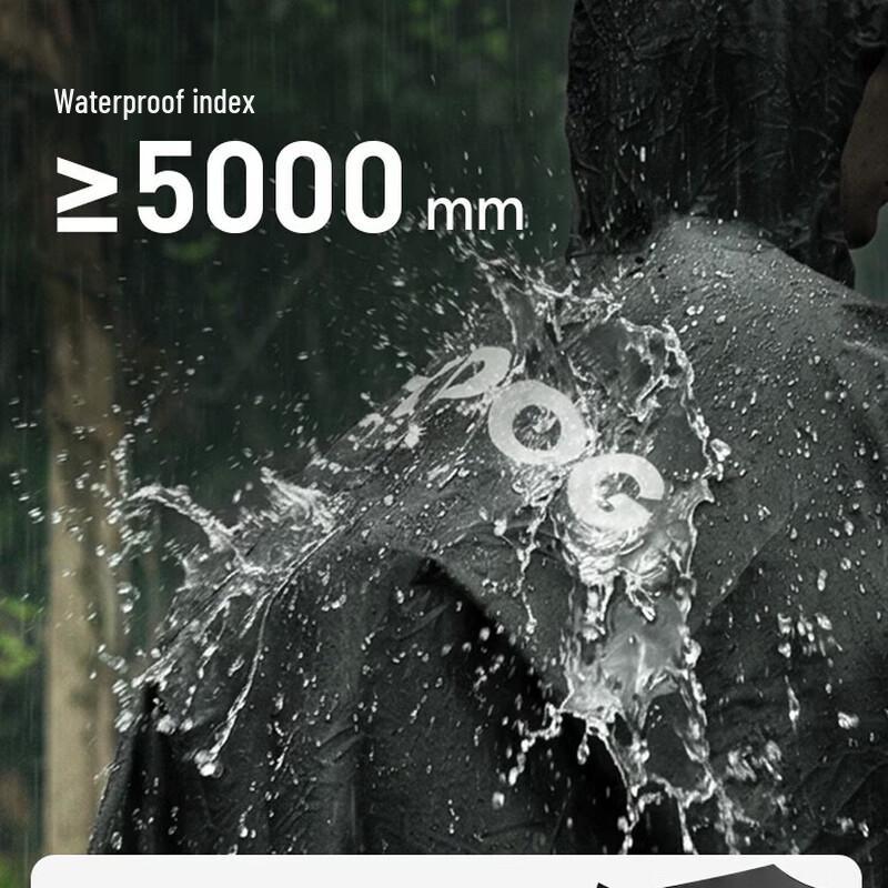 Black Dog Outdoor Tactical 3-in-1 Rain Poncho