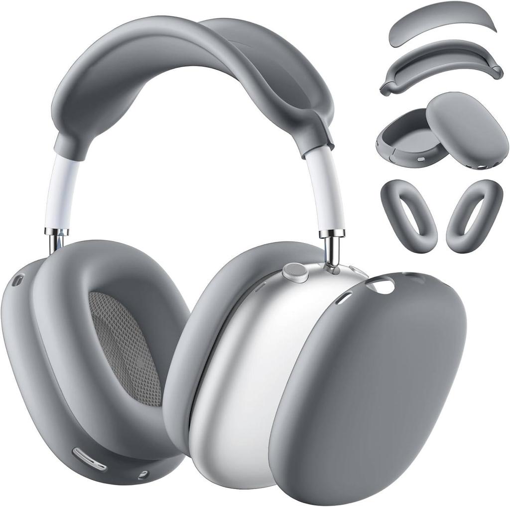 Custodia Protettiva in Silicone per AirPods Max: Guscio per auricolare Bluetooth da testa