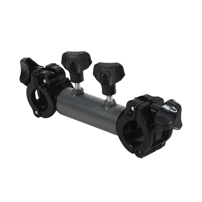 Heavy Duty Black 3-in-1 Camping Chair with Umbrella Hole Fishing Rod Holder Portable Outdoor Folding Seat for Beach Fishing Picnic Hiking