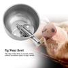 Stainless Steel Pig Drinking Water Bowl Piglets Automatic Drinking Fountains Feeder Equipment