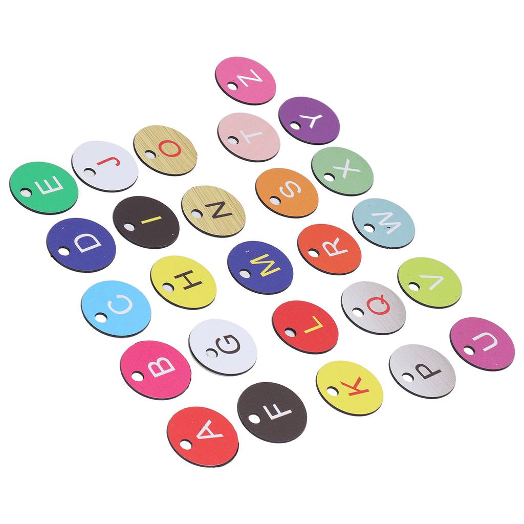 26PCS Beehive Numbered Tag Marker with Hole Round Beehive Label Beekeeping Accessory for Garden26