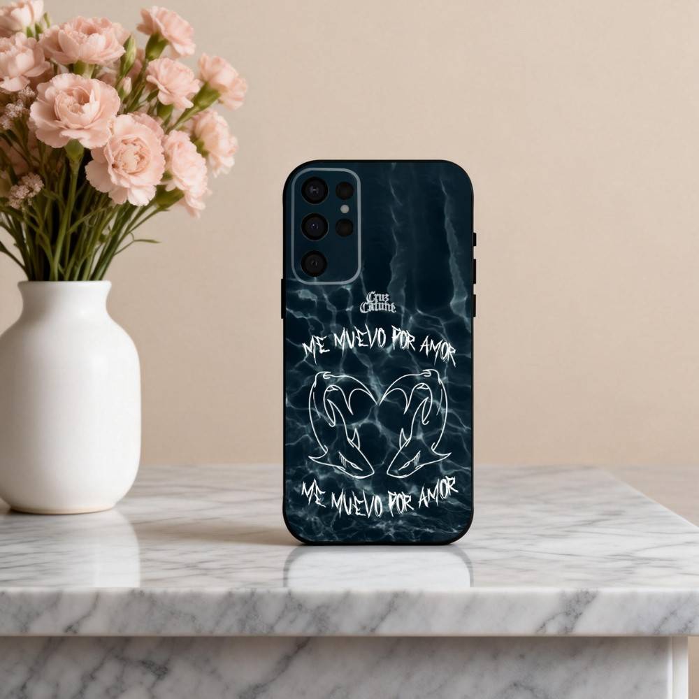 C-Cruz Cafune Me M-Muevo Con Dios Phone Case For Samsung S25,24,23,22,30,21,10,9,Ultra,Plus,Lite,FE,4,5 G Soft Black Case