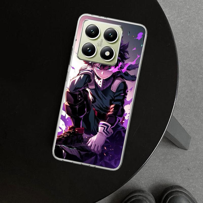 Midoriya Izuku Deku MHA My Hero Phone Case Cover for Xiaomi Redmi Note 15 14 13 12 11 Pro Plus 14S 12S 11S 11T 11E 10S 10 Custom
