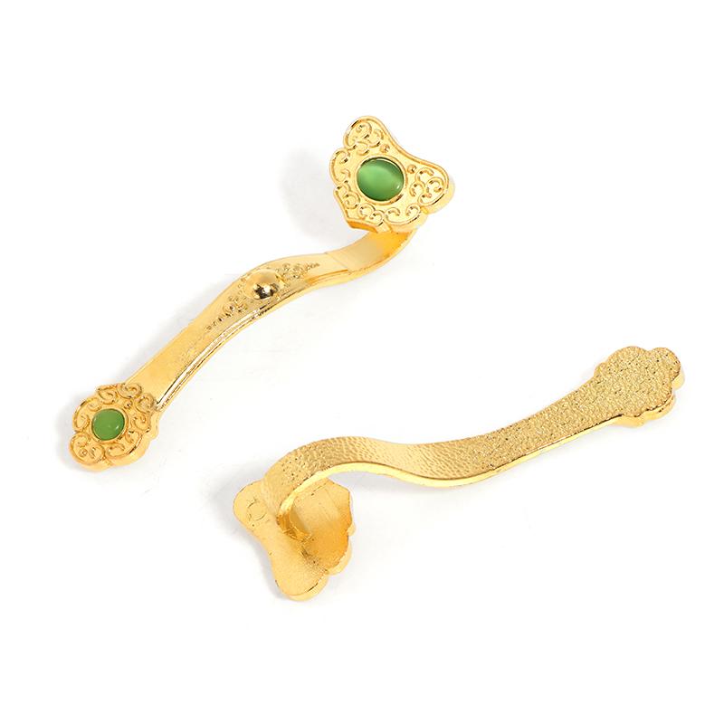Golden Ruyi Gift Fortune Jewelry Chinese Jewelry Feng Shui Decoration
