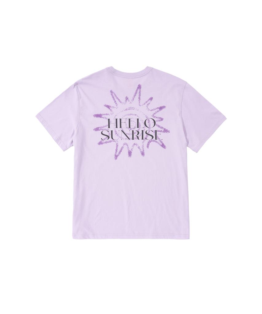 HELLO SUNRISE Hs Sunburst Icon Tee _Light Purple