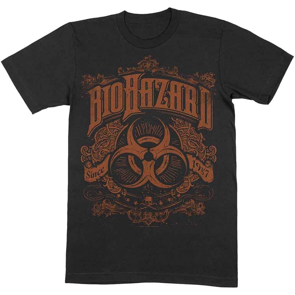 T-shirt Biohazard Depuis 1987 Noir Nouveau T-shirt Unisexe