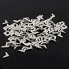 100Pcs Metal Book Corner Protector Vintage Scrapbook Photo Album Notebook Menus Folder Protecting Golden Silver Bronze MIT