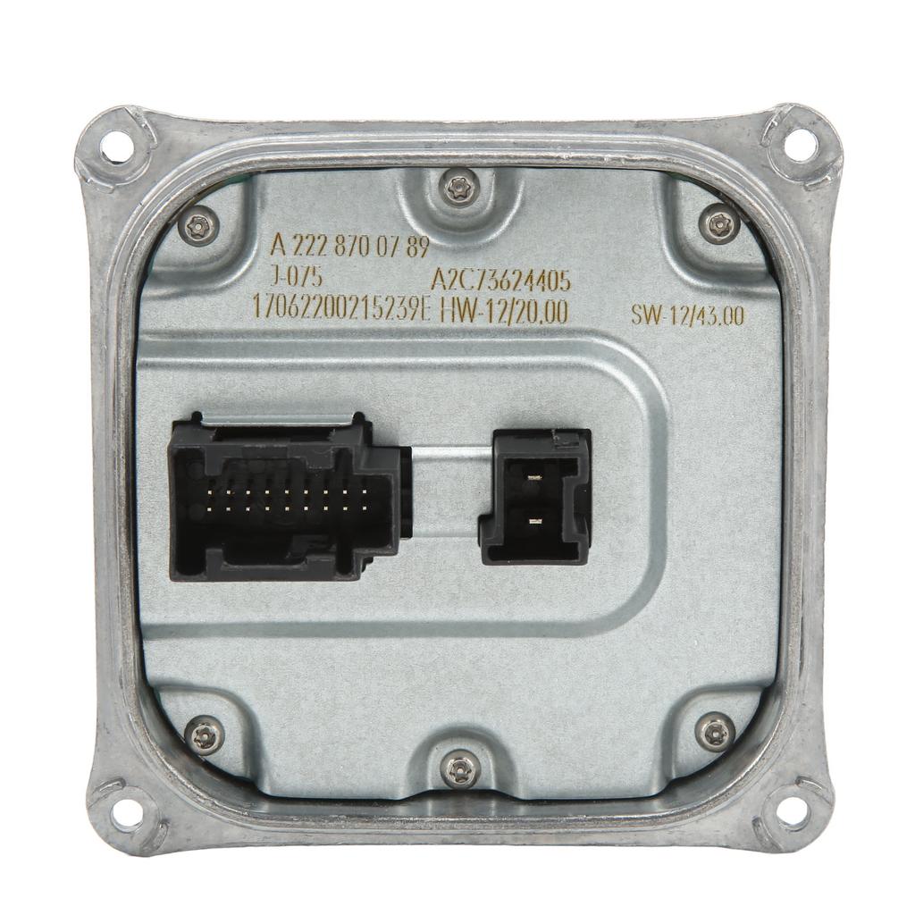 LED Headlight Ballast A2228700789 Headlamp Control Unit Replacement for Mercedes‑Benz C‑Class E‑Class S‑Class
