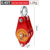 Heavy-Duty Mini Lifting Pulley with Hook and Positioning Wheel