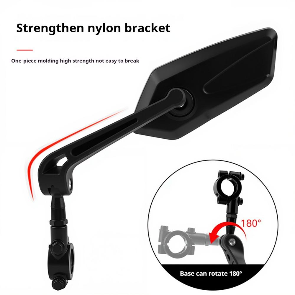 2PCS 360 Rotating Bicycle Mirror Wide Range Adjustable for Bicycle Electric Reflec Reflector Retrovisor Moto For Bycicle