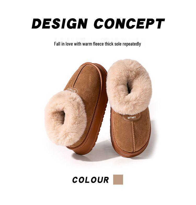 Women's 2025 Retro Snow Boots - Versatile, Warm, Velvet-Lined Winter Cotton Shoes