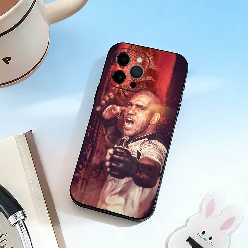D-Fighting Pereira Alex Phone Case For iPhone 17,16,15,14,13,12,11 Plus,Pro Max,XS,Soft Silicone Black Cover