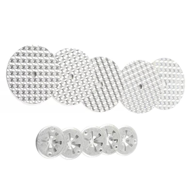 5 Sets Heat Protection Plate Shield Washer Attachment Repair Kit N90335004 fit for Universal Silver