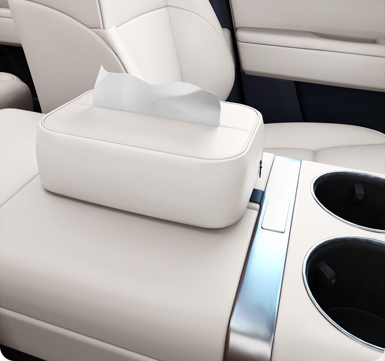 Compatible AION I60 Car Tissue Box: 25-Model Seat Back Hanging Tissue Bag for Interior Decoration