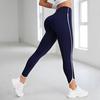 Europäische & Amerikanische High Waist Yoga-Hosen - Hüfthebend, Bauchformend und mit seitlichen Bändern Fitness-Tights für Damen