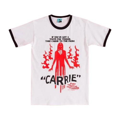 Carrie Unisex Adult Taste For Terror Ringer T-Shirt