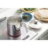 Yoshikawa SJ3355 Deep Saucepan, 16cm, 3.2L, 3200ml, Stainless Steel with Glass Lid, Induction and Direct Heat Compatible, Simple Design