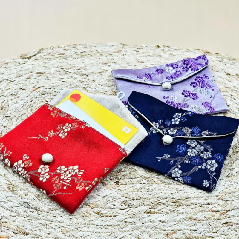 Traditional Silk Embroidered Pouch