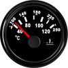 N 52mm Water Temp Gauge Temperature Meter 40-120℃ Waterproof Temp Indicator with Red Light Temperature Sensor 10~21mm Optional