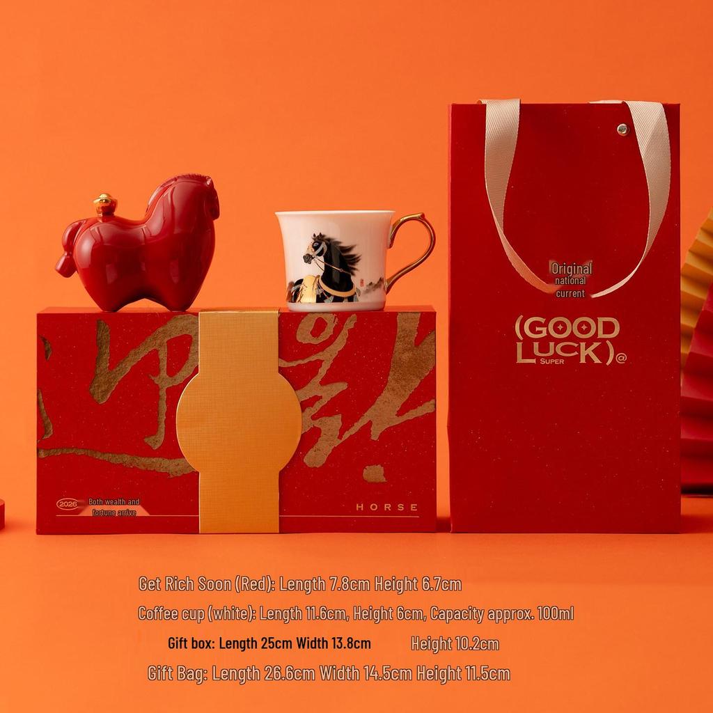 2026 Year of the Horse Zodiac Figurine: Auspicious Mascot for New Year Celebrations and Creative Gifts.